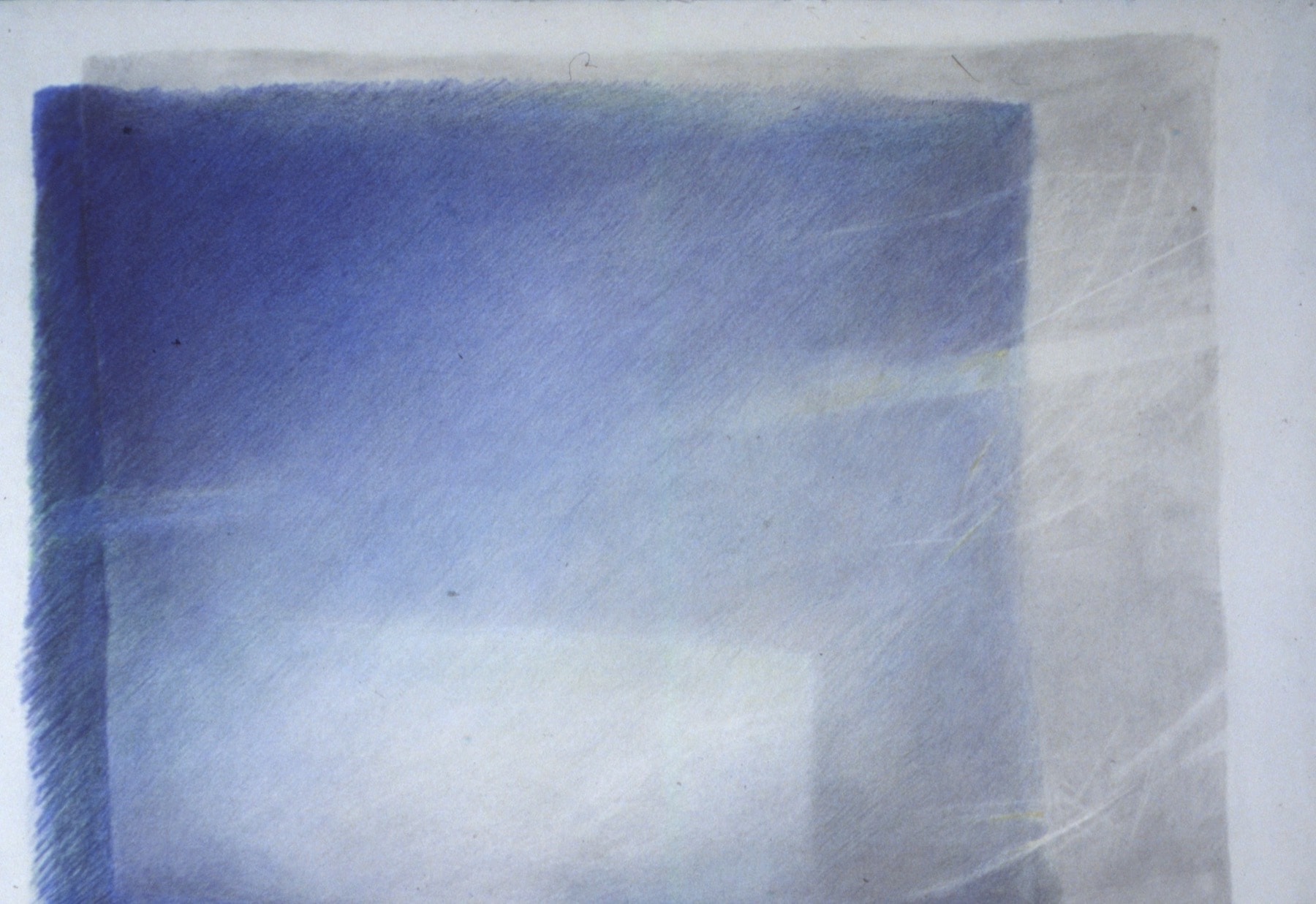 Shift, 1993 — colored pencil and graphite on paper, 28 by 35 "